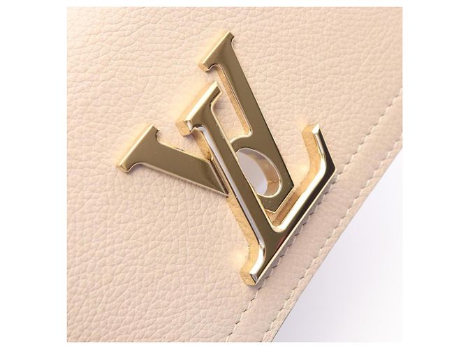 Borsa 2-Way Louis Vuitton Lockme Tender Bianco Beige Grigio - vista 5