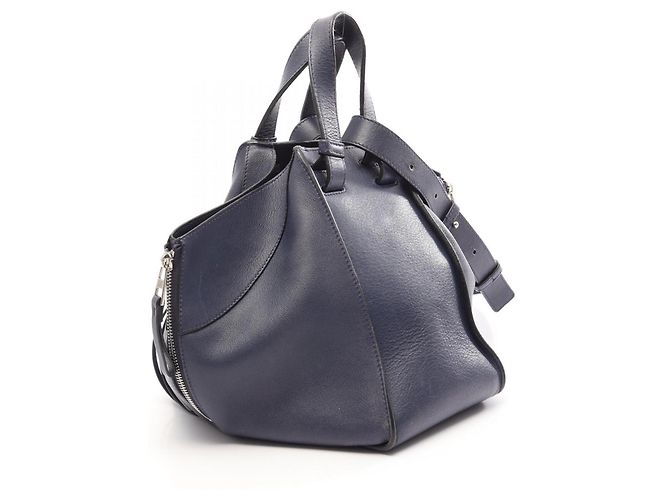 Loewe Hammock Small 2-Way Handtasche Marineblau - Ansicht 2