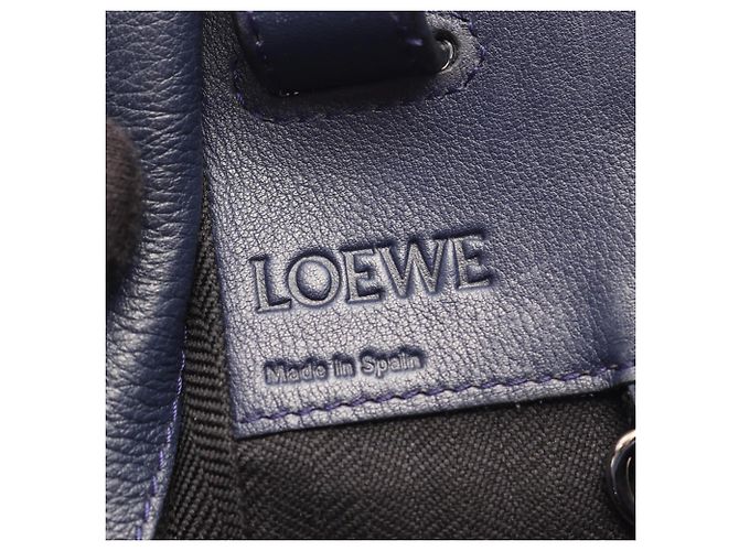Loewe Hammock Small 2-Way Handtasche Marineblau - Ansicht 4