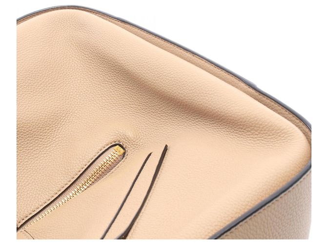 Borsa a mano in pelle 2-Way Loewe Hammock Small Beige - vista 5