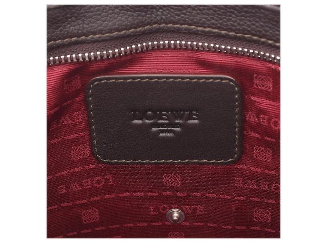 Borsa a tracolla Loewe Anagram Marrone Nero - vista 4
