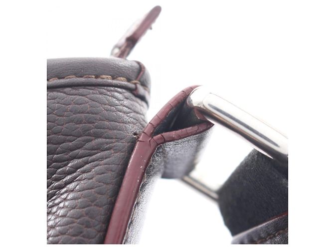 Borsa a tracolla Loewe Anagram Marrone Nero - vista 5