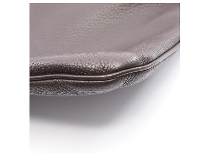 Borsa a tracolla Loewe Anagram Marrone Nero - vista 8
