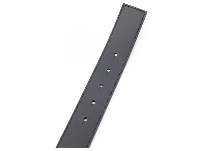 Cinturón de piel reversible Anagram Loewe para mujer Castaño Negro - vista 3