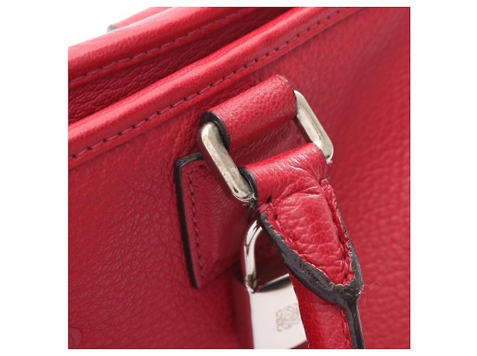 Borsa Loewe Amazona 28 Rosso - vista 10