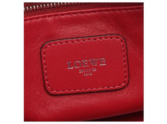 Borsa Loewe Amazona 28 Rosso - vista 4