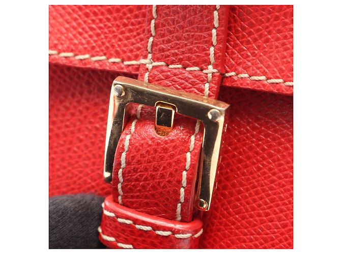 Borsa a mano Loewe Traveler Bowling Rosso - vista 5