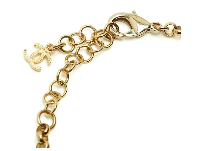 Chanel Bracelet Coeur 2024 Heart Chain CC Bracelet D'oro - vista 4