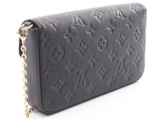 Borsa a tracolla Louis Vuitton Pochette Felicie Nero - vista 2