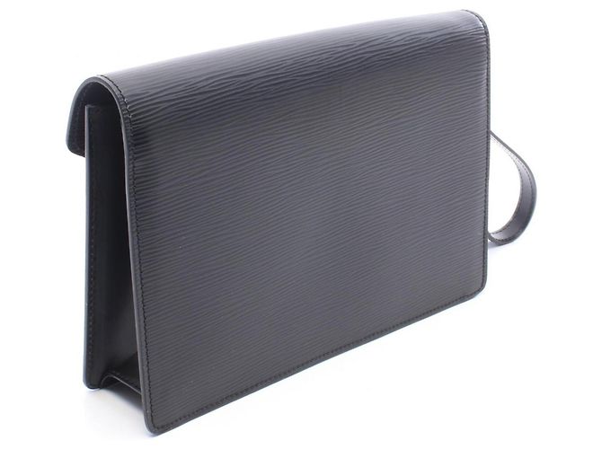 Louis Vuitton Pochette Sellier Dragonne Second Bag Nero - vista 2