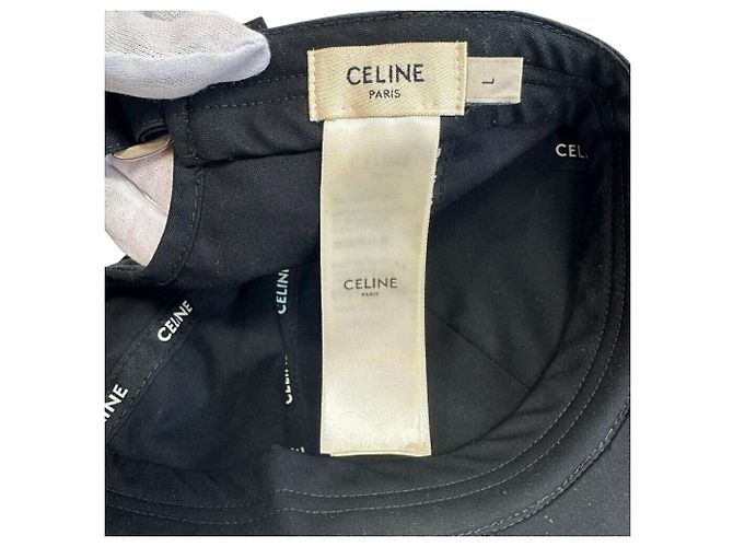 Céline Celine 2AUY8969P Casquette C Initial Noir - vue 10