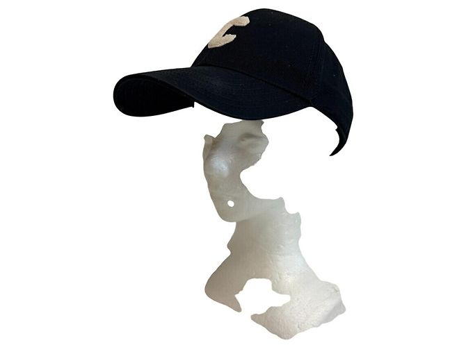 Céline Celine 2AUY8969P Casquette C Initial Noir - vue 11