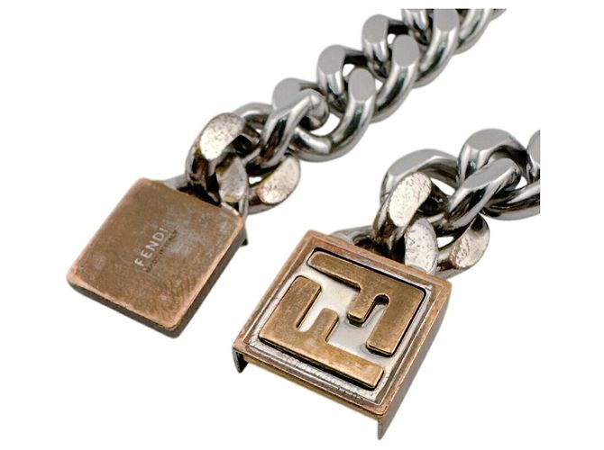 Collana a catena Fendi 7AJ293 Argento - vista 12