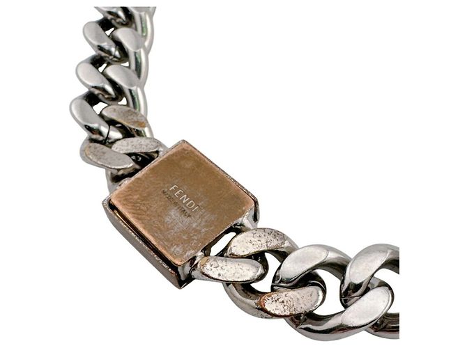 Collana a catena Fendi 7AJ293 Argento - vista 7
