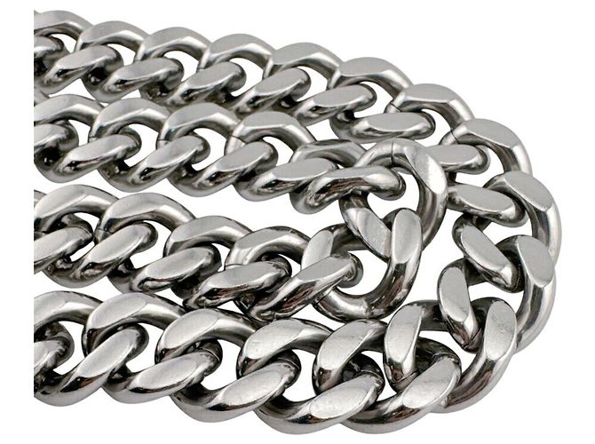 Collana a catena Fendi 7AJ293 Argento - vista 8