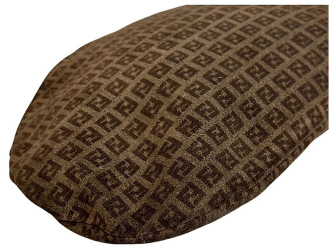 Borsa a pochette FENDI Zucca Marrone - vista 3