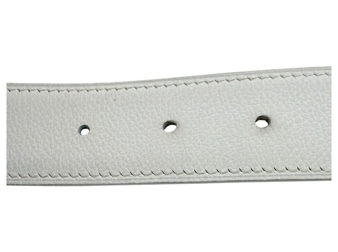 Hermès Cinturón HERMES Cadena, 1996 Blanco - vista 6