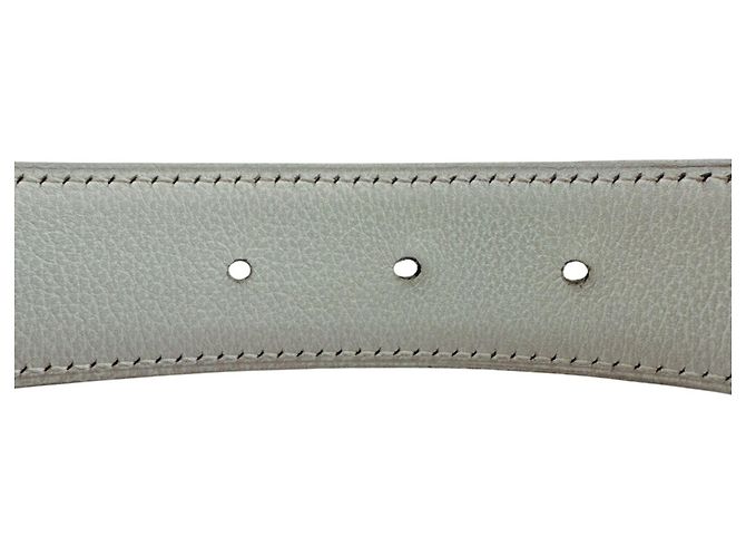 Hermès Cinturón HERMES Cadena, 1996 Blanco - vista 7