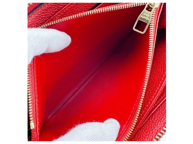 Louis Vuitton Portefeuille Clemence Long Wallet Rosso - vista 10