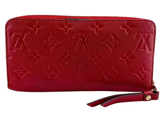 Louis Vuitton Portefeuille Clemence Long Wallet Rosso - vista 2