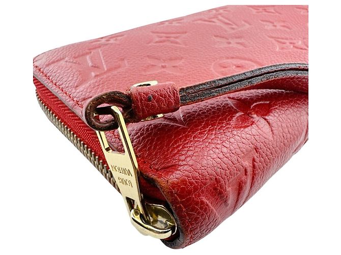 Louis Vuitton Portefeuille Clemence Long Wallet Rosso - vista 5