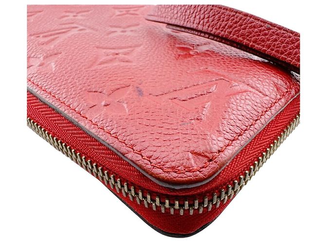 Louis Vuitton Portefeuille Clemence Long Wallet Rosso - vista 6