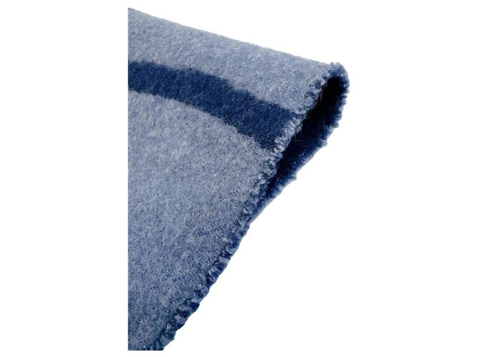 Hermès Foulard Hermes Clic Clac in Navy Blu navy - vista 4