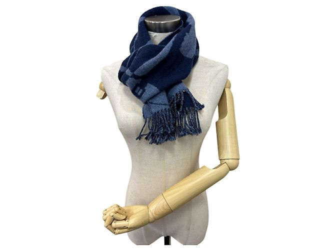 Hermès Foulard Hermes Clic Clac in Navy Blu navy - vista 7