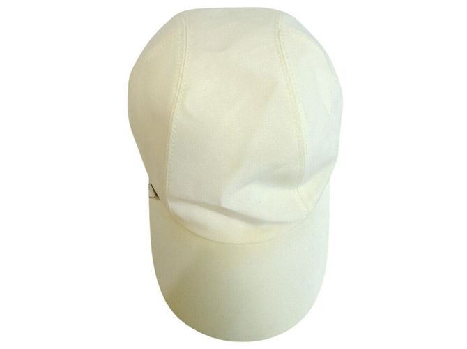 Hermès Cappello Sellier con Bottone Hermes in White Bianco - vista 6