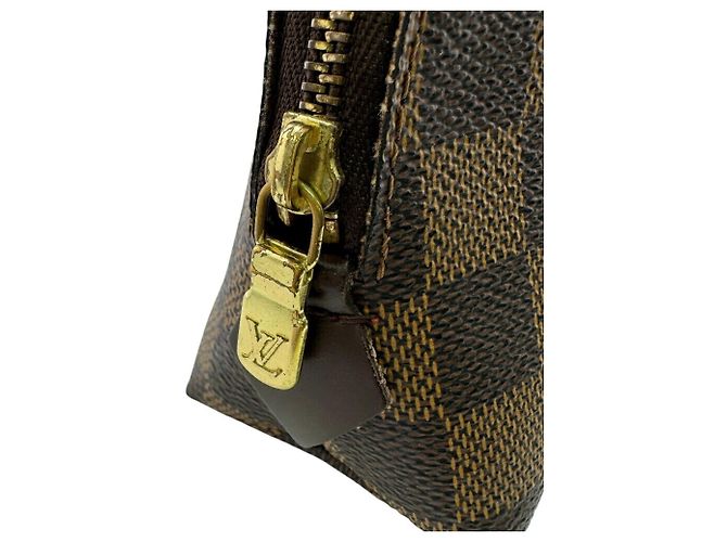 Louis Vuitton N47516 Tick Damier Pouch Marrone Rosso Damier ebene - vista 5