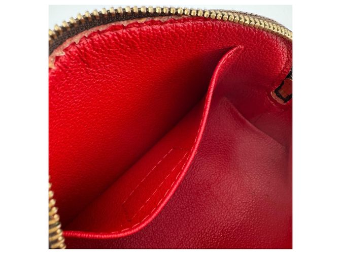 Louis Vuitton N47516 Tick Damier Pouch Marrone Rosso Damier ebene - vista 7