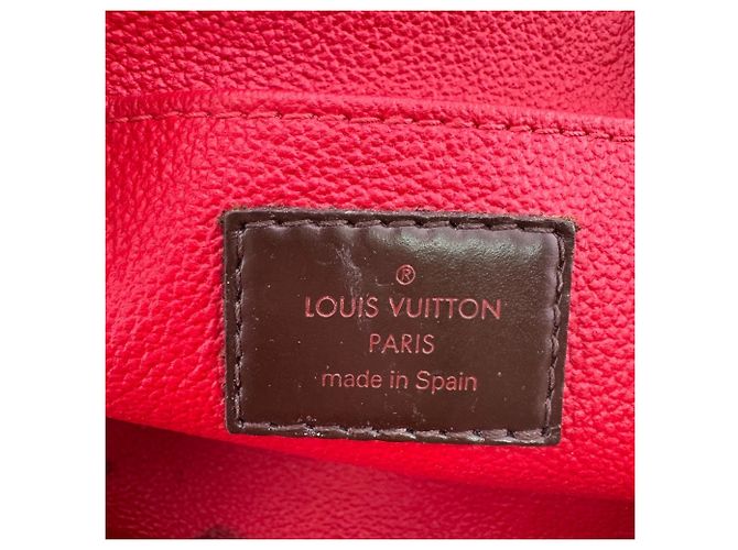 Louis Vuitton N47516 Tick Damier Pouch Marrone Rosso Damier ebene - vista 8