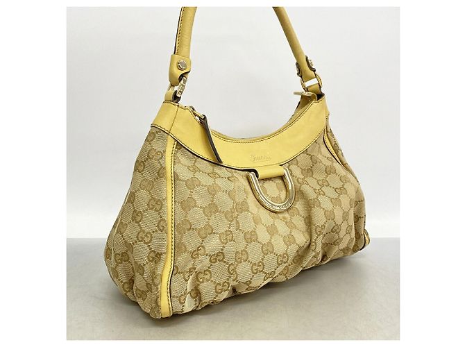 Borsa Gucci GG Canvas Beige - vista 2