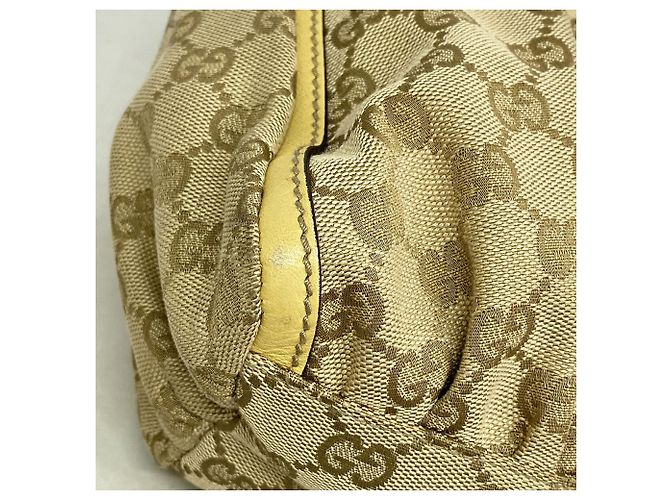 Borsa Gucci GG Canvas Beige - vista 9