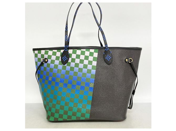 Borsa Tote Louis Vuitton Neverfull MM Multicolore - vista 10
