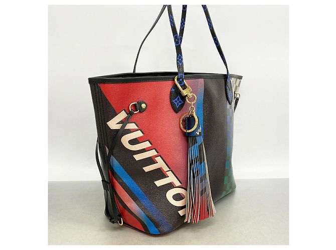 Borsa Tote Louis Vuitton Neverfull MM Multicolore - vista 2