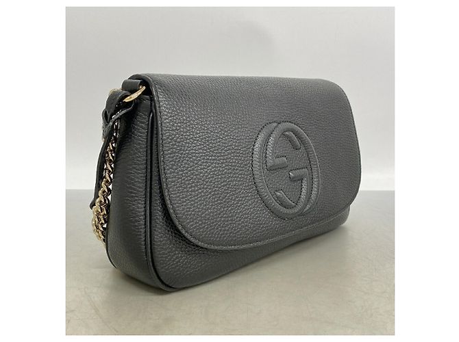 Borsa a tracolla Gucci Soho Nero - vista 2