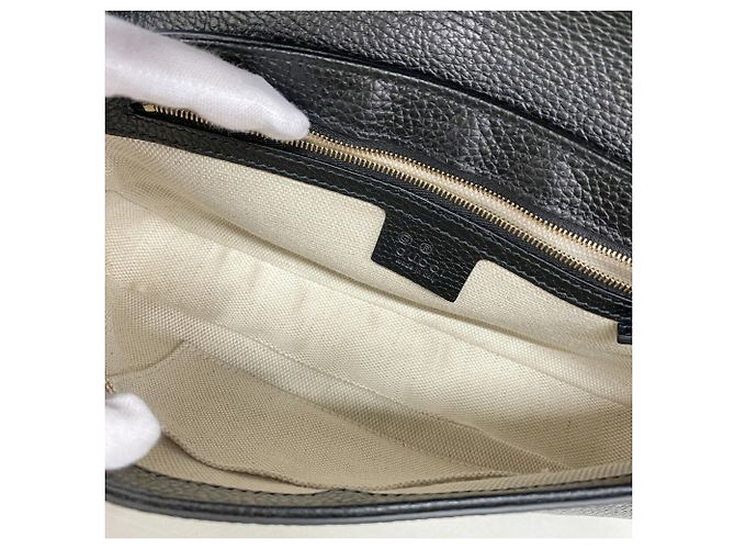 Borsa a tracolla Gucci Soho Nero - vista 4