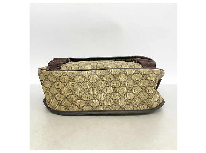 Borsa a tracolla Gucci GG Supreme Marrone - vista 3