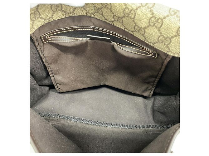 Borsa a tracolla Gucci GG Supreme Marrone - vista 4