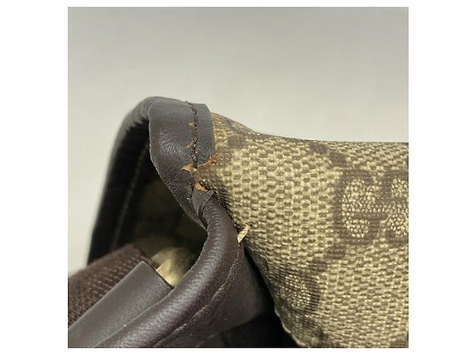 Borsa a tracolla Gucci GG Supreme Marrone - vista 6