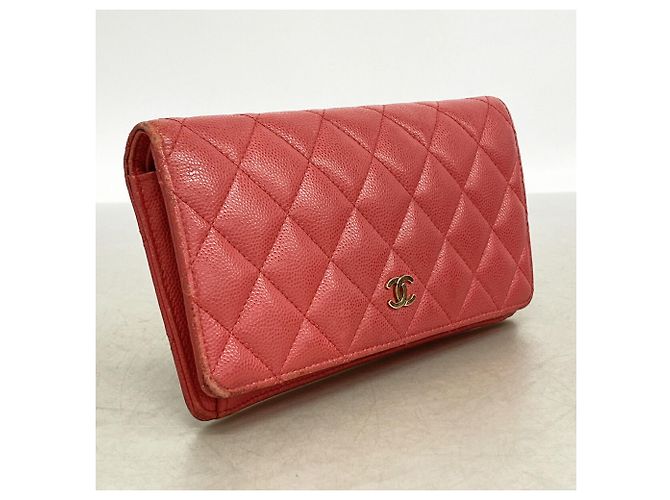 Cartera larga Chanel rosa - vista 2