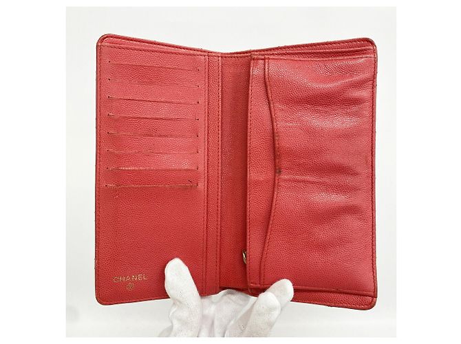 Cartera larga Chanel rosa - vista 3