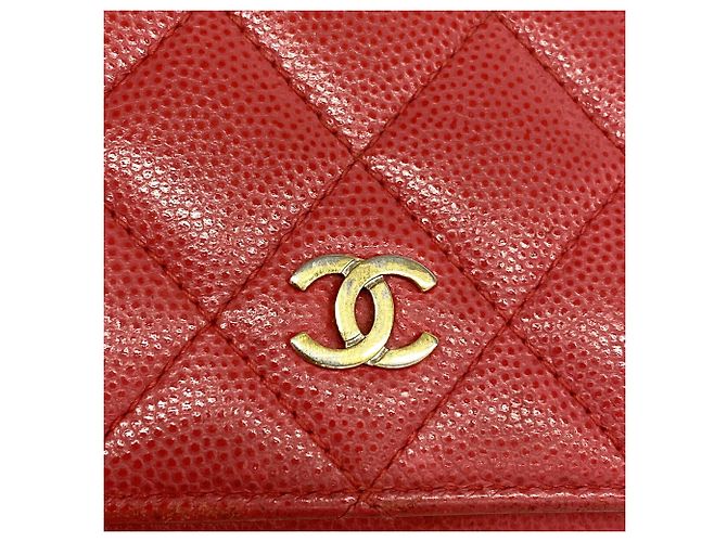 Cartera larga Chanel rosa - vista 8
