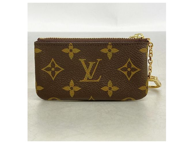 Louis Vuitton Monogram Pochette Clé Geldbörse/Münzbeutel Braun - Ansicht 5