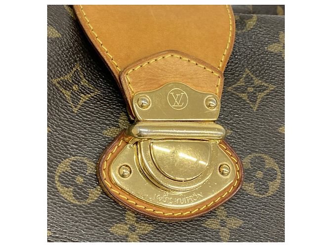 Borsa a tracolla Louis Vuitton Monogram Streza PM Marrone - vista 10