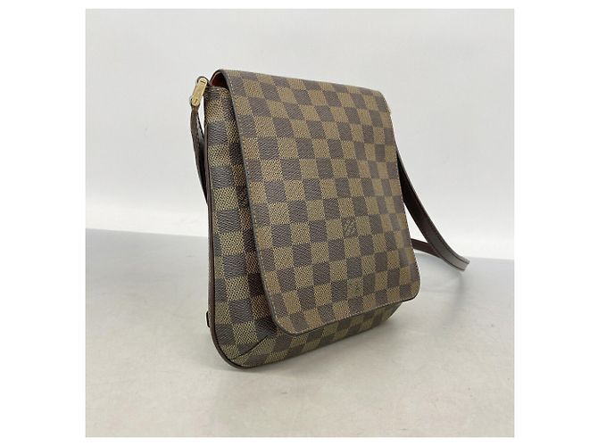 Borsa a tracolla Louis Vuitton Damier Musette Salsa con tracolla lunga Damier ebene - vista 2