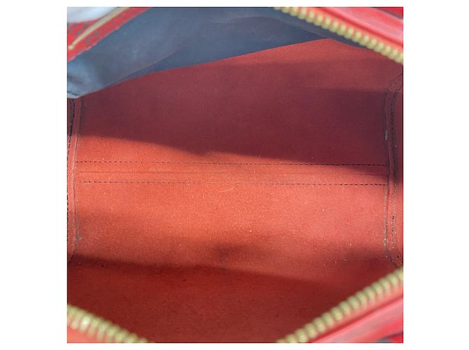 Borsa Louis Vuitton Epi Speedy 25 Rosso - vista 4