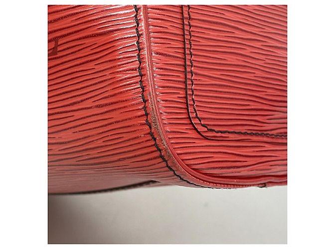 Borsa Louis Vuitton Epi Speedy 25 Rosso - vista 6