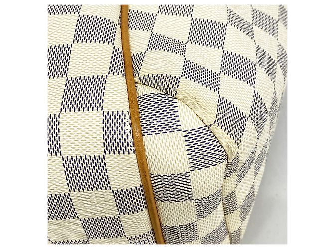 Borsa Tote Louis Vuitton Damier Azur Totally PM Bianco - vista 7